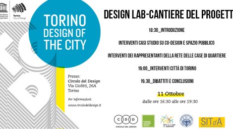Workshop: Design Lab - Cantiere del progetto