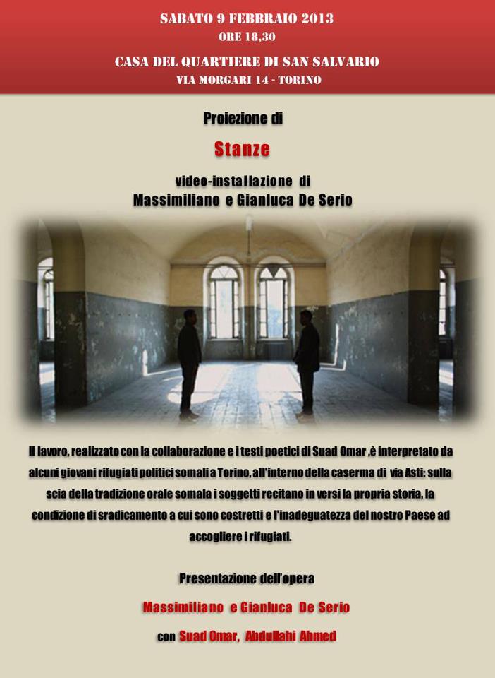 Stanze. videoinstallazione di Gianluca e Massimiliano De Serio