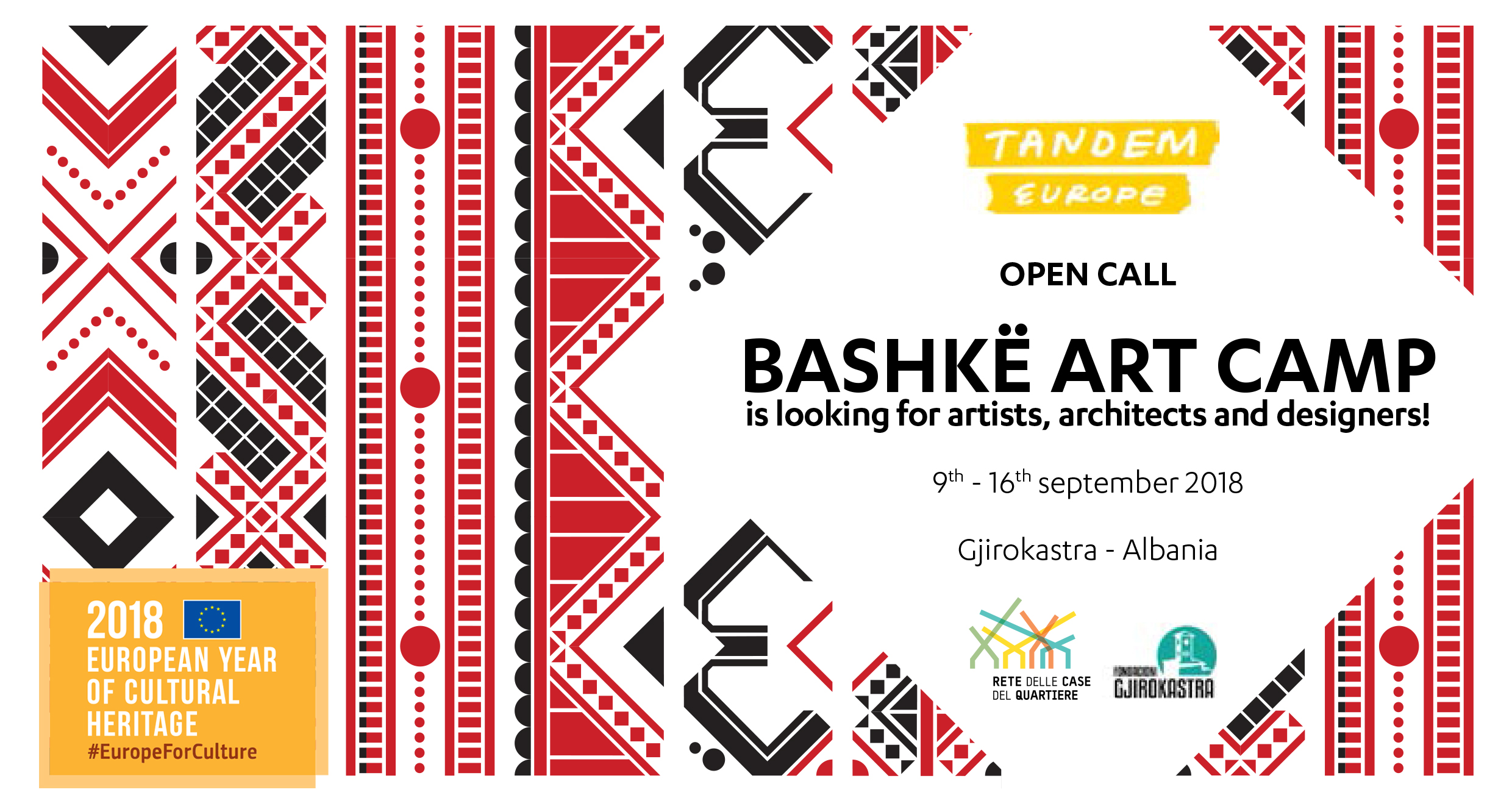 Aperta la CALL FOR APPLICATION per partecipare al BASHKË ART CAMP 2018! 