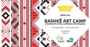 CALL FOR APPLICATION per partecipare al BASHKË ART CAMP
