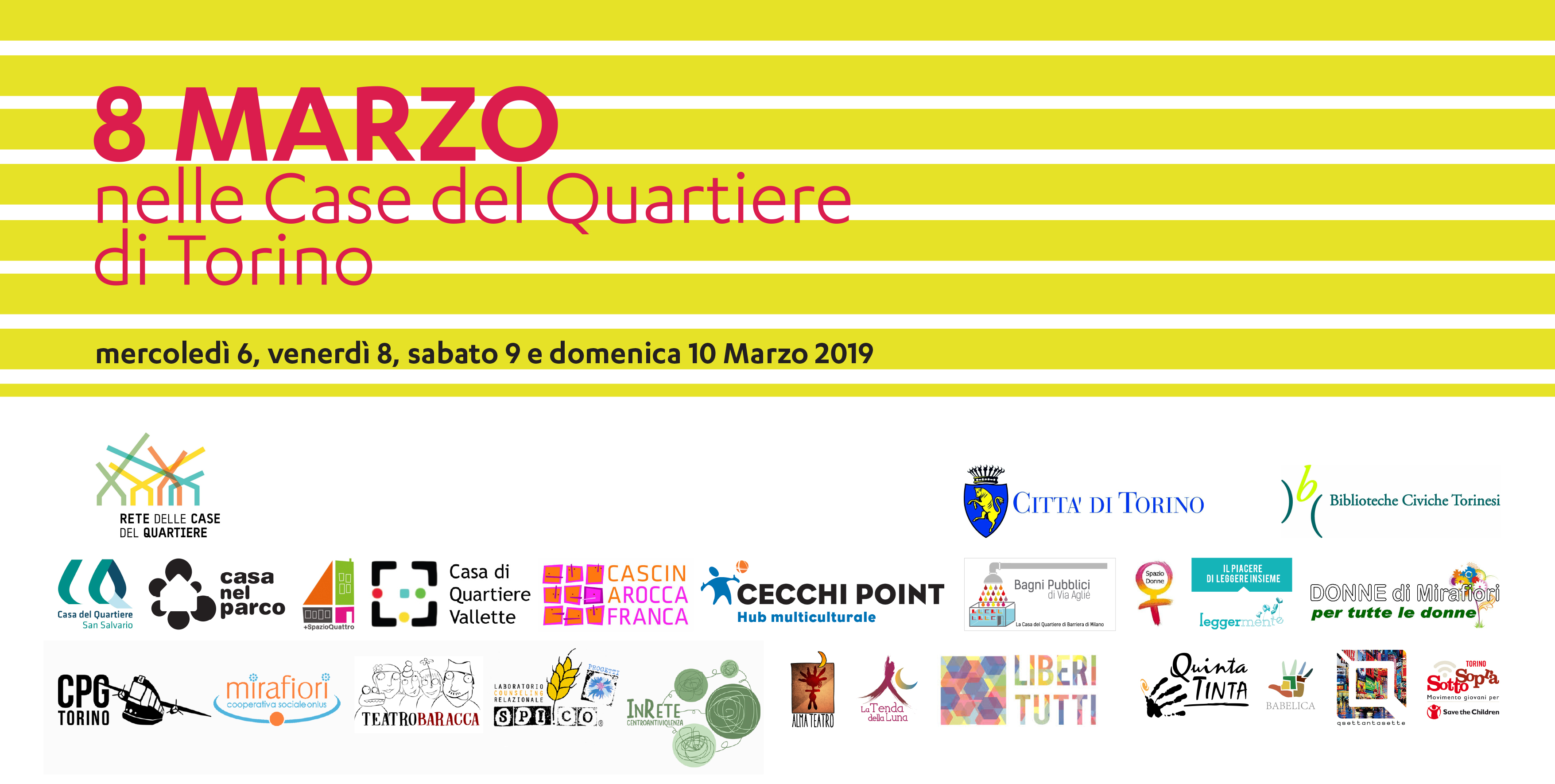 8 Marzo nelle Case del Quartiere di Torino