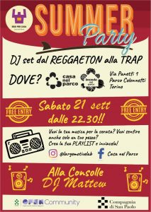 Dj Set alla Casa nel Parco