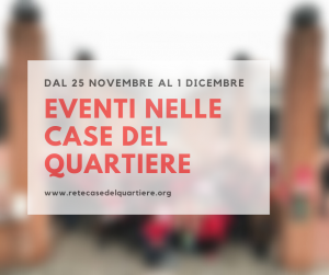 Eventi dal 25 novembre al 1 dicembre