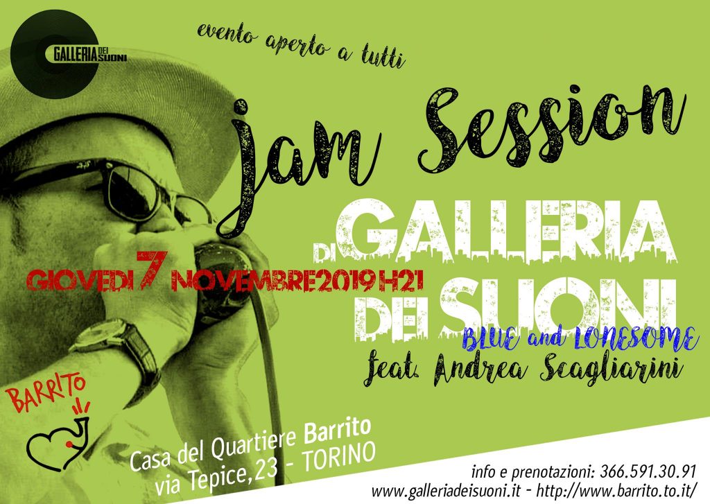 Jam Session di Galleria del Suoni al Barrito