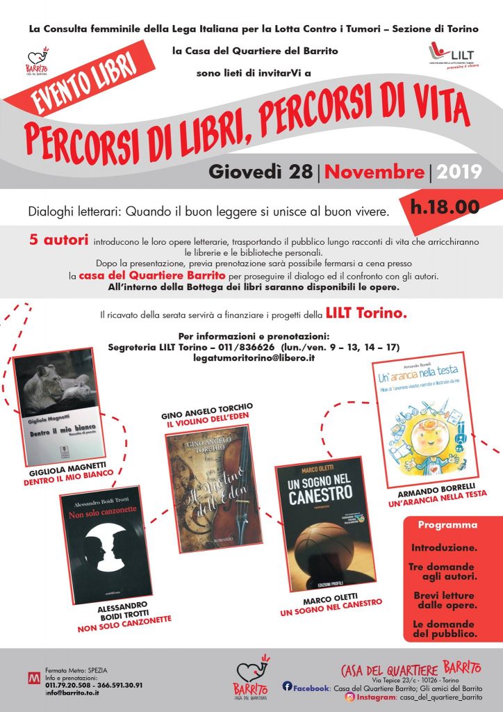 Percorsi di libri percorsi di vita al Barrito