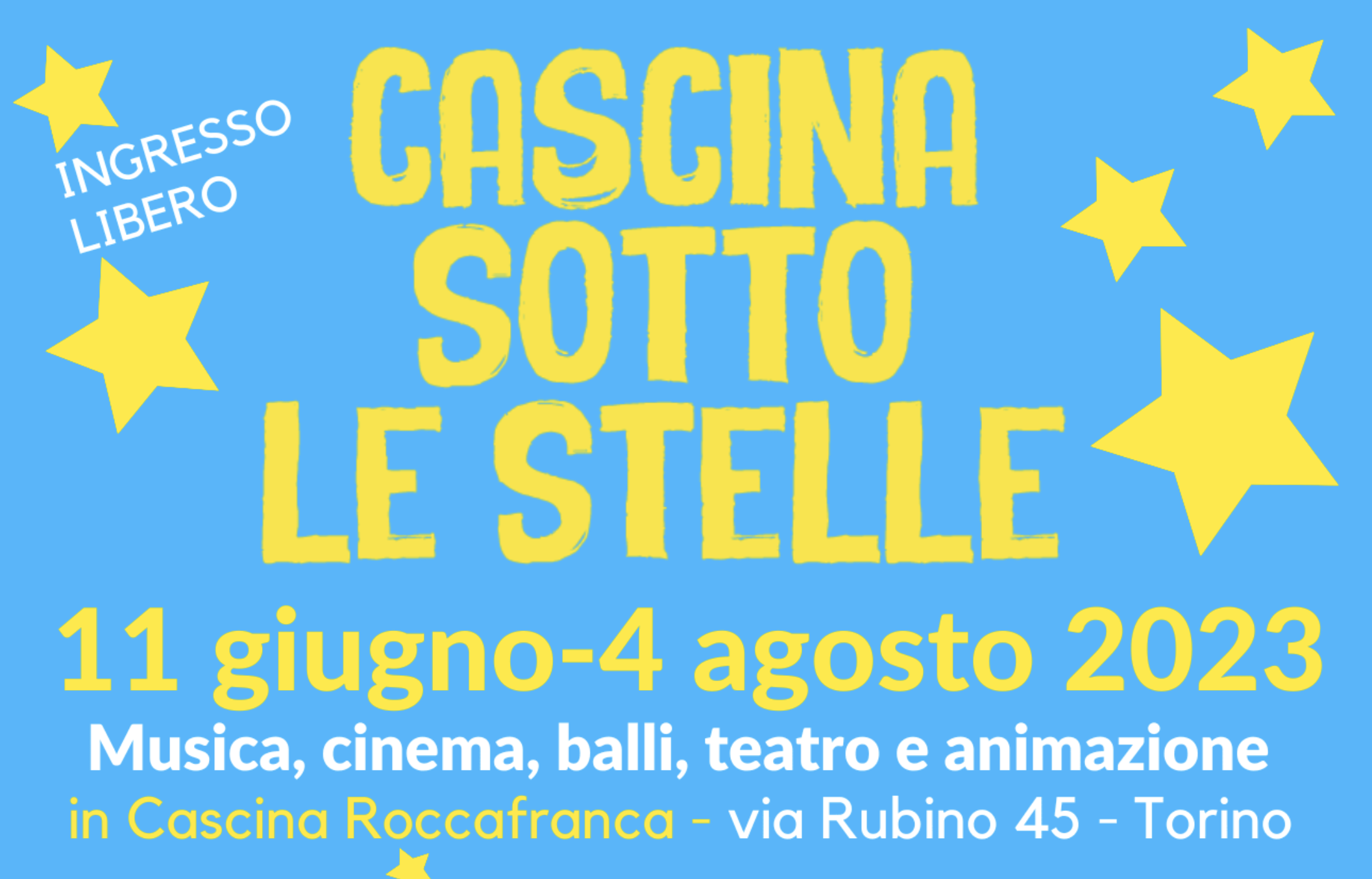 Cascina sotto le stelle